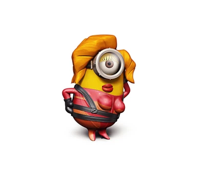 Minion com uma transformação glamourosa