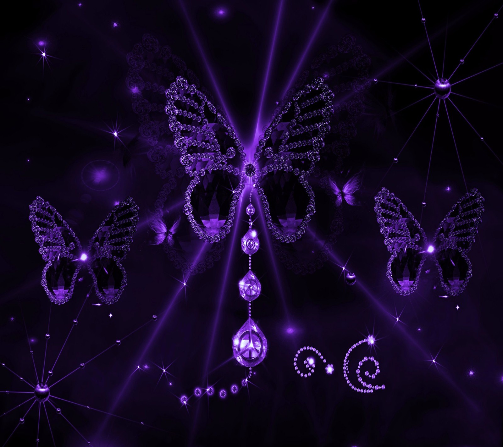 Download butterflies, wallpaper for free