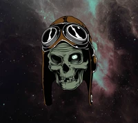 abej, beograd, cosmos, skull wallpaper