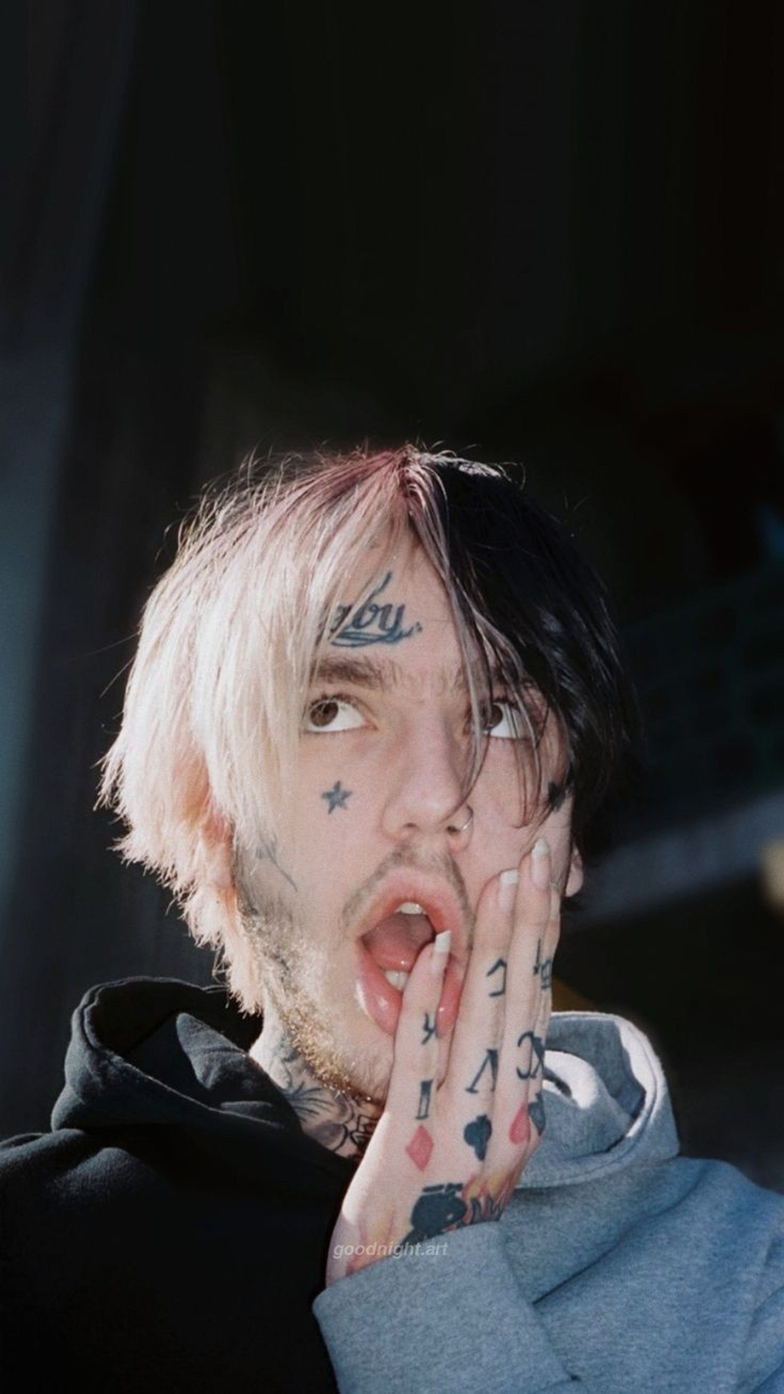 Скачать обои ангел, гот, gothangelsinner, лил пип, lil peep