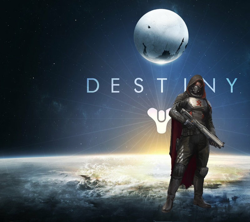 Destiny — это научно-фантастическая игра с футуристическим видом и персонажем (судьба, игра, играть, shutgame, станция)