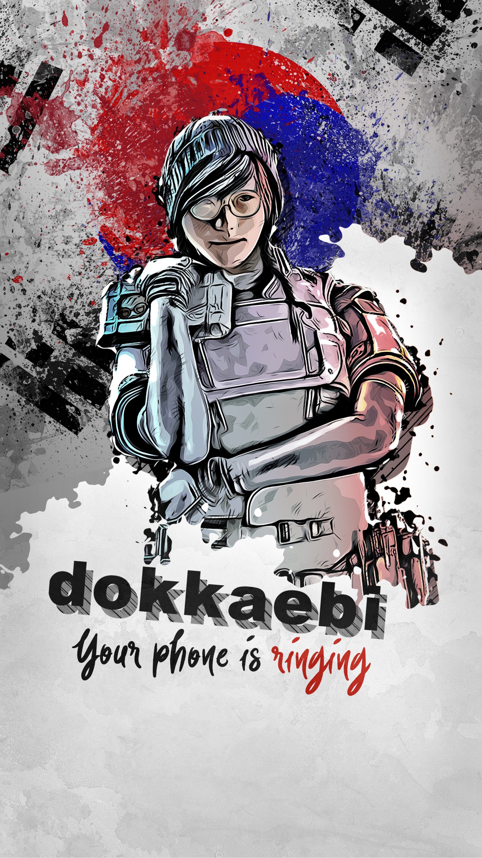 Baixar papel de parede dokkaebi, rainbow six siege