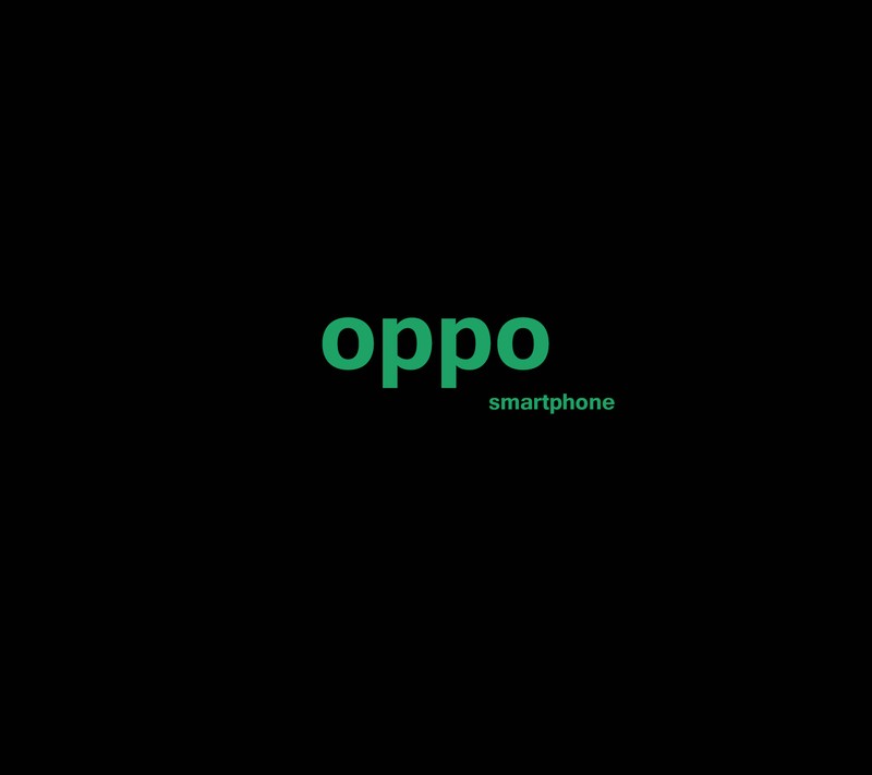 A close up of a cell phone with a black background (oppo, black, green, a33, a37)