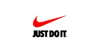 Logo Nike "Faites-le simplement" sur fond blanc