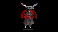 Madara Uchiha: "Despierta a la realidad - Nada sale como se planea" sobre un fondo negro impactante