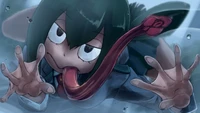 цую асуи, tsuyu asui, фроппи, froppy, боку но хиро академия