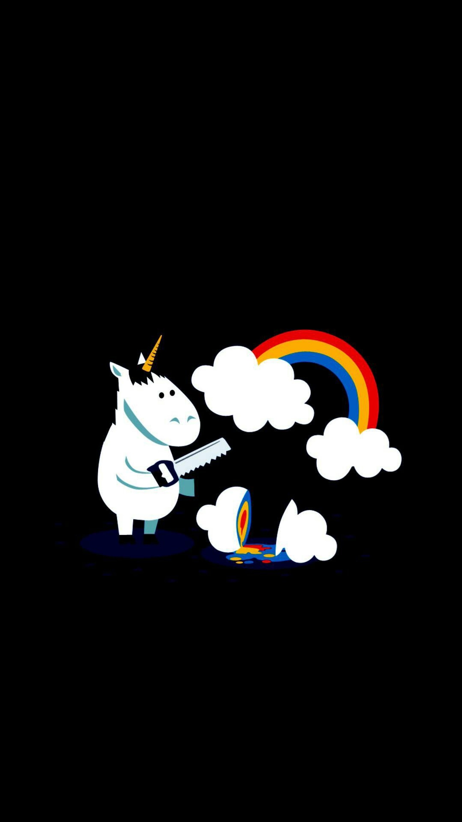 Hay un unicornio tocando la guitarra y un arcoíris en el cielo (unicornio, caricatura, ilustración, caricatura animada, animación)