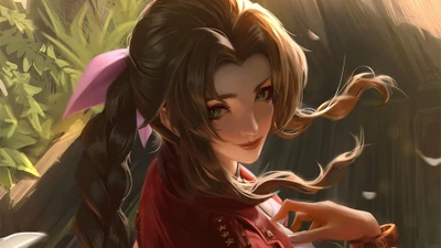 Aerith Gainsborough de Final Fantasy VII Remake: Un retrato cautivador