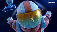 Fortnite Astronaut Gliding Through Space