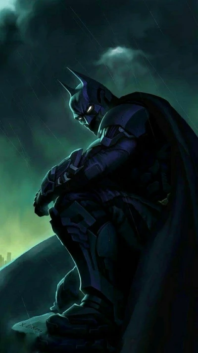 batman, cartoon, dark, game, knight