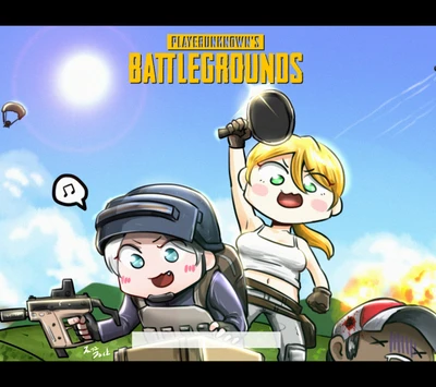 Playful Heroes in PUBG: Cartoon Edition