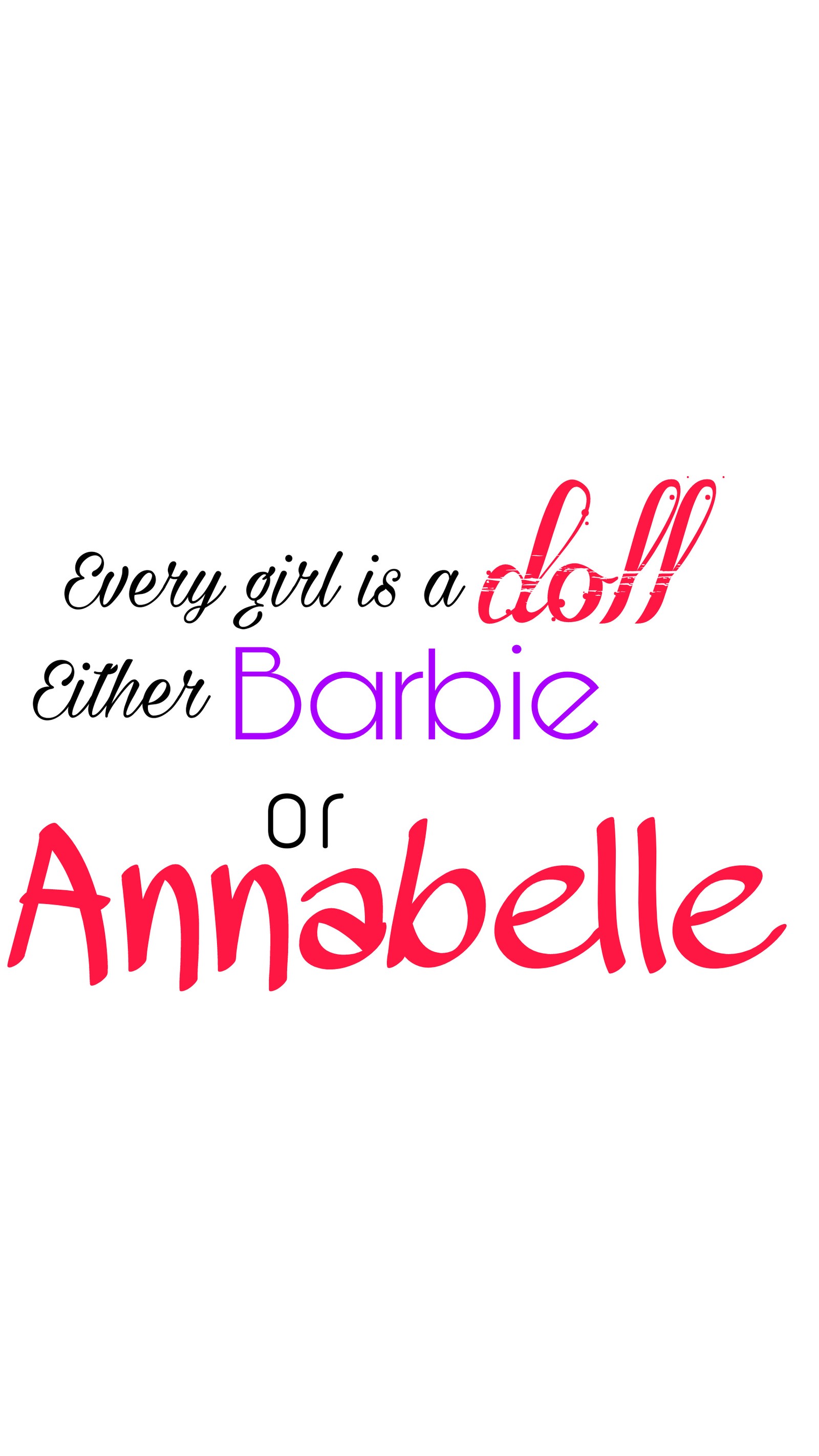 Lade annabelle, barbie, lol, zitat, sprichwort Hintergrund herunter