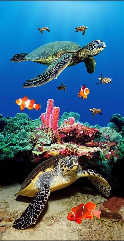 turtle, sea