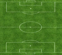 Layout vazio do campo de futebol para jogos FIFA 2015-2016