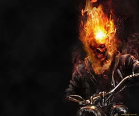 ghost rider, marvel comics wallpaper