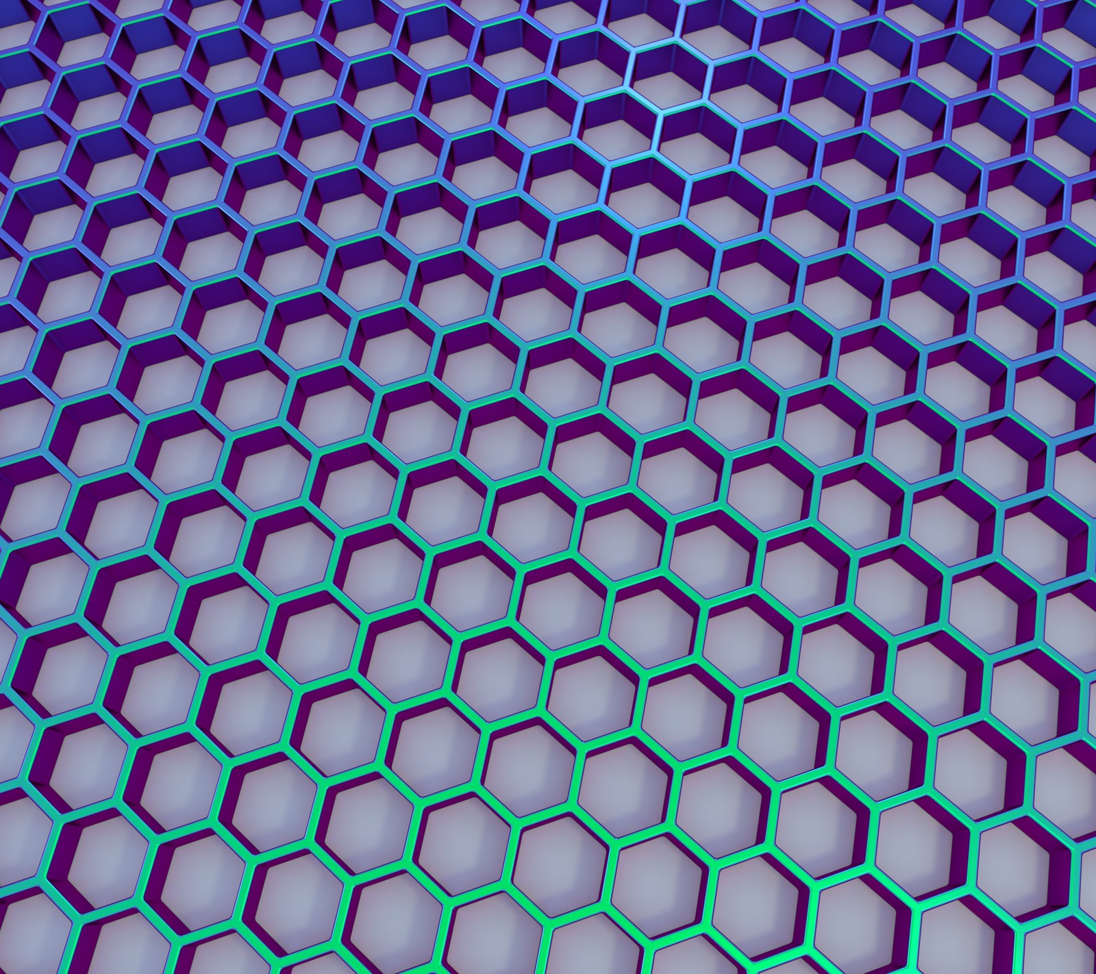 blue, green, hive, honeycomb, pink Download Wallpaper