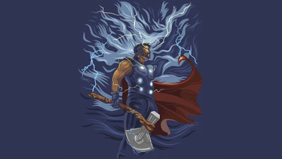 Thor: El poderoso dios del trueno con Stormbreaker