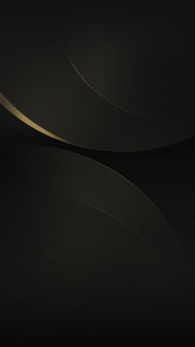 Elegant Black Design with Circular Patterns for ZTE Nubia Z17s