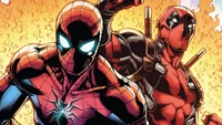 spider man, deadpool, marvel comics, comics wallpaper