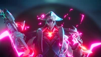 Aatrox, a Anima Primordial, Campeão da Equipe, Irradia Poder em uma Impressionante Exibição Cinemática.