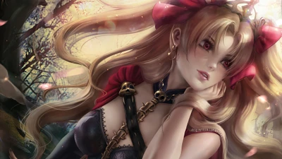 ereshkigal, fate grand order, fgo, videojuego, serie fate