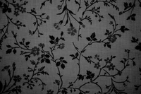 Motif textile floral monochrome pour coussins