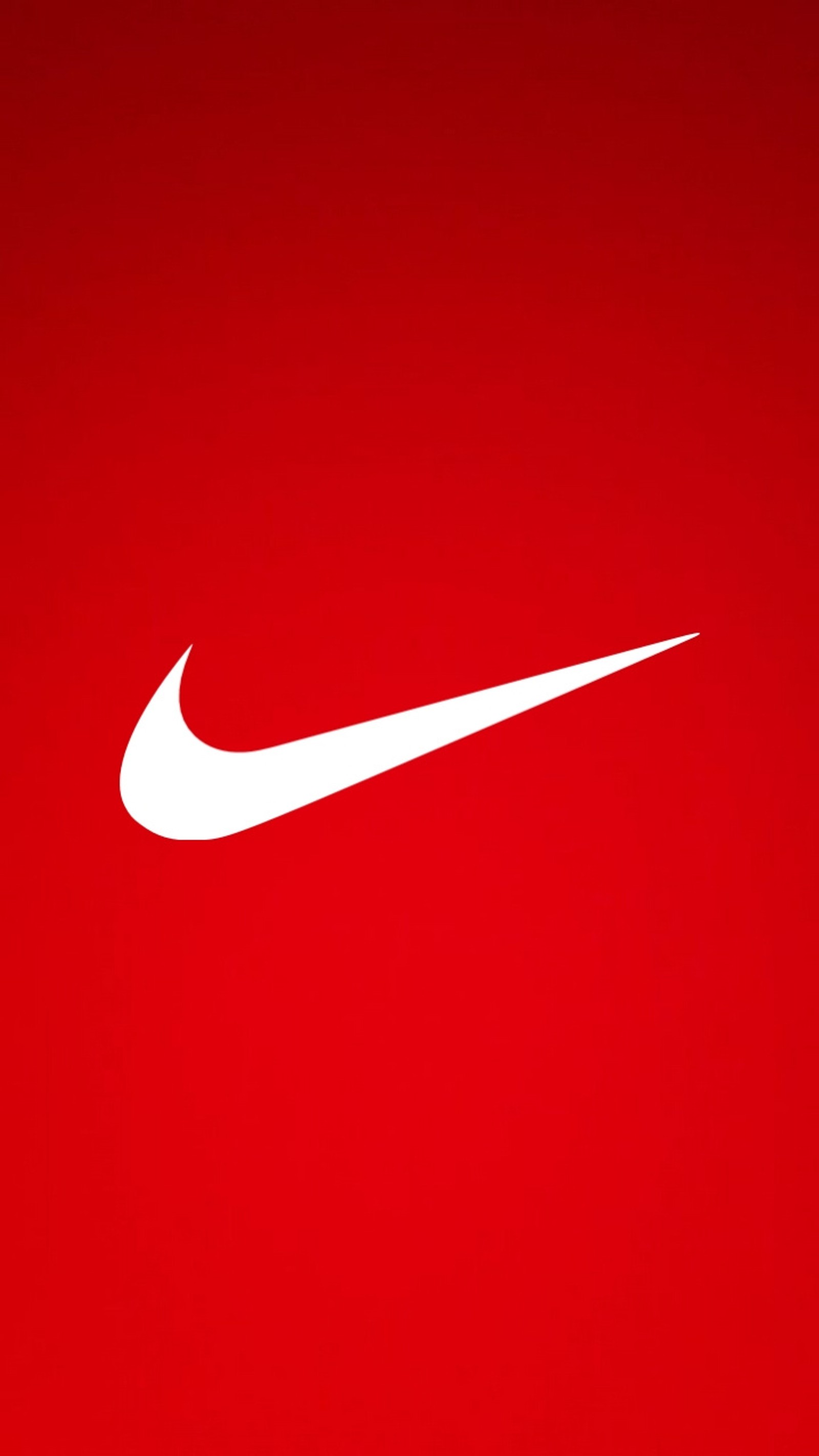 Descargar fondo de pantalla logotipo, nike, rojo