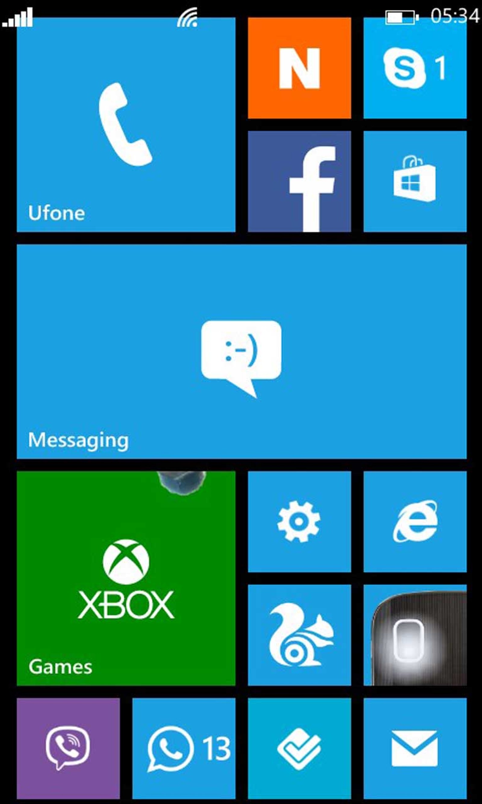 The windows phone screen with the windows phone logo on it (menu, phone, windows)