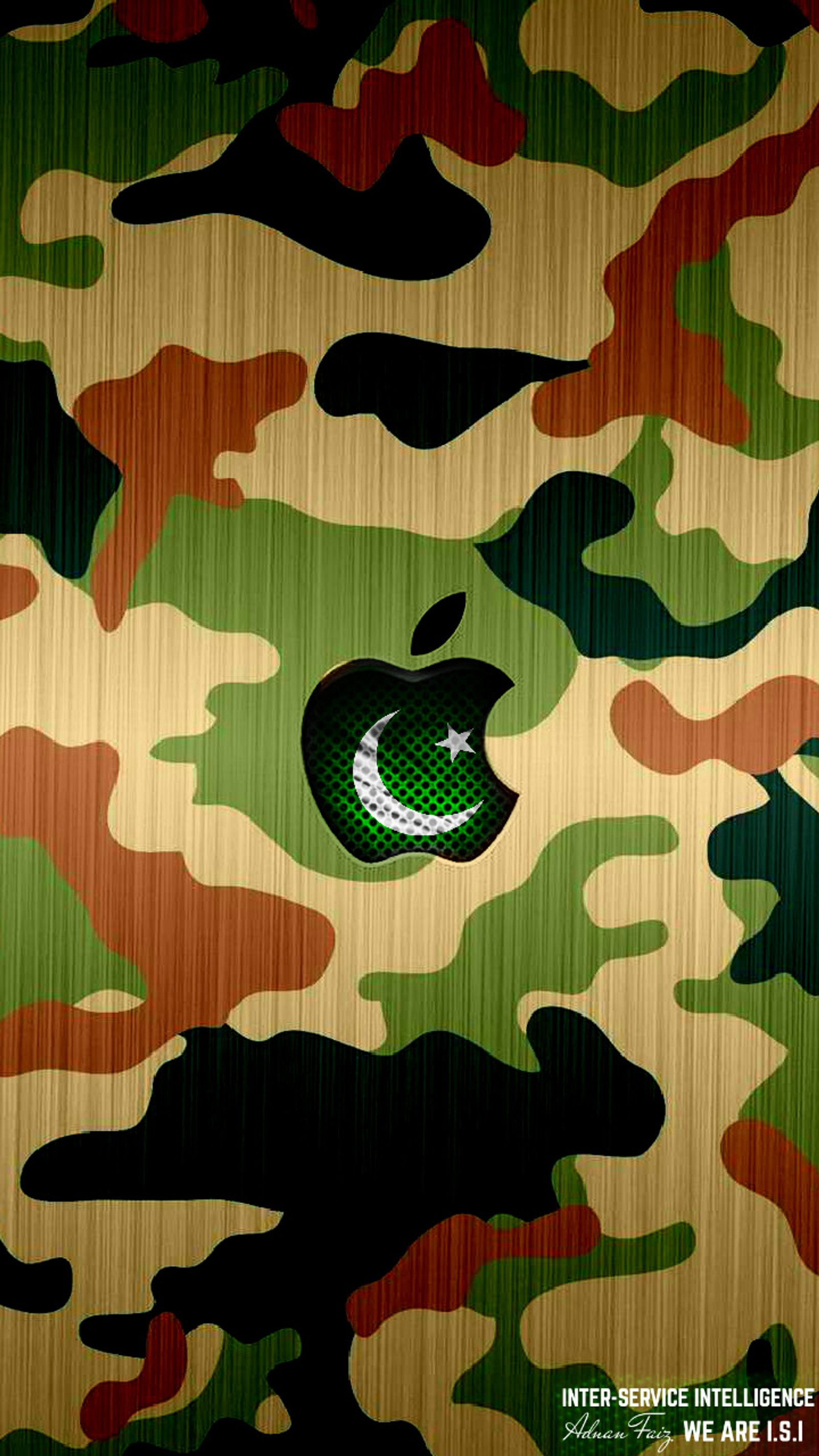 Camouflage apple wallpapers hd wallpapers (pakistan, ssg, army, iphone, apple)