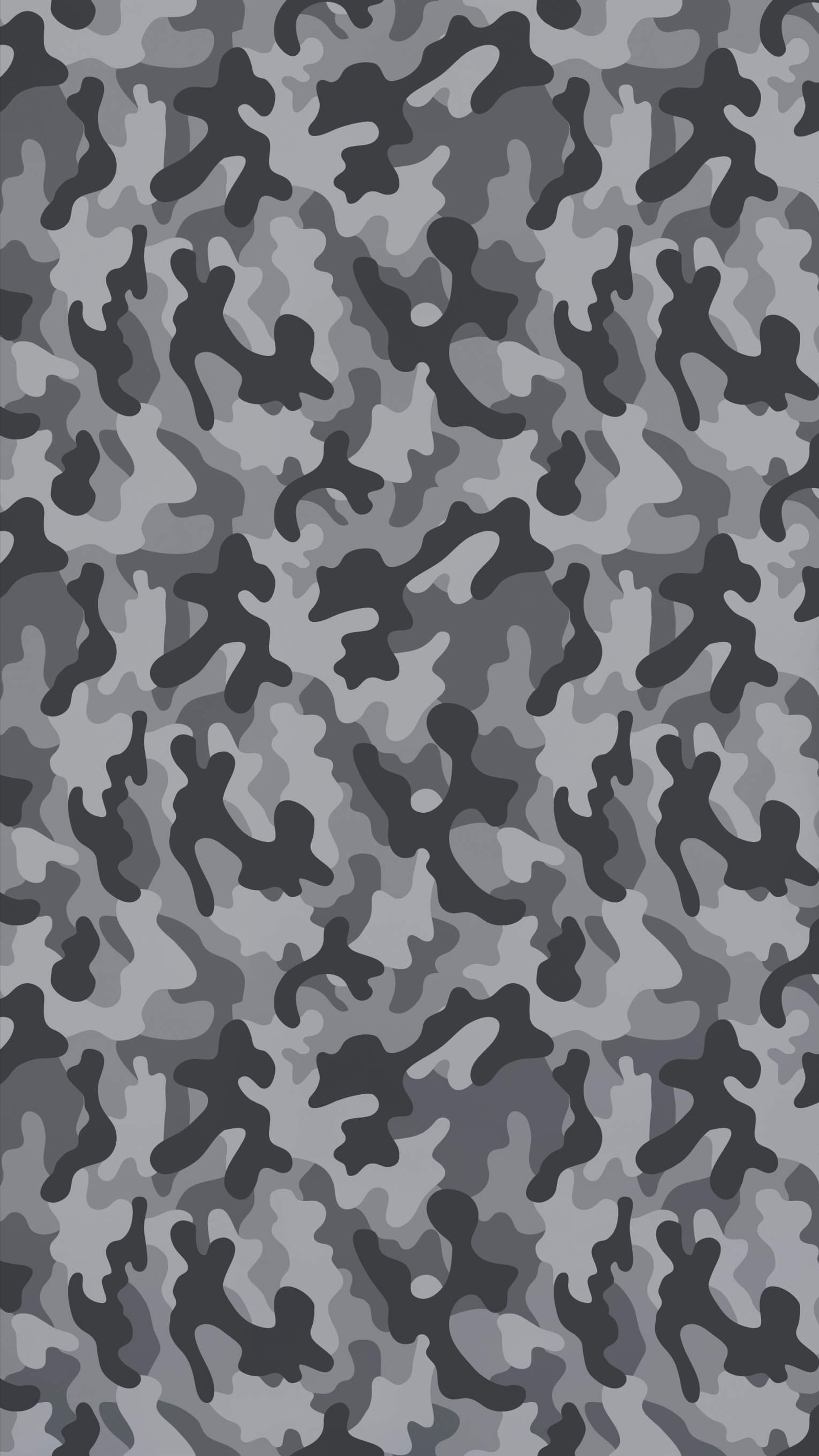 A gray camouflage background with a black and white pattern (army, black, camo, camouflage, gray)