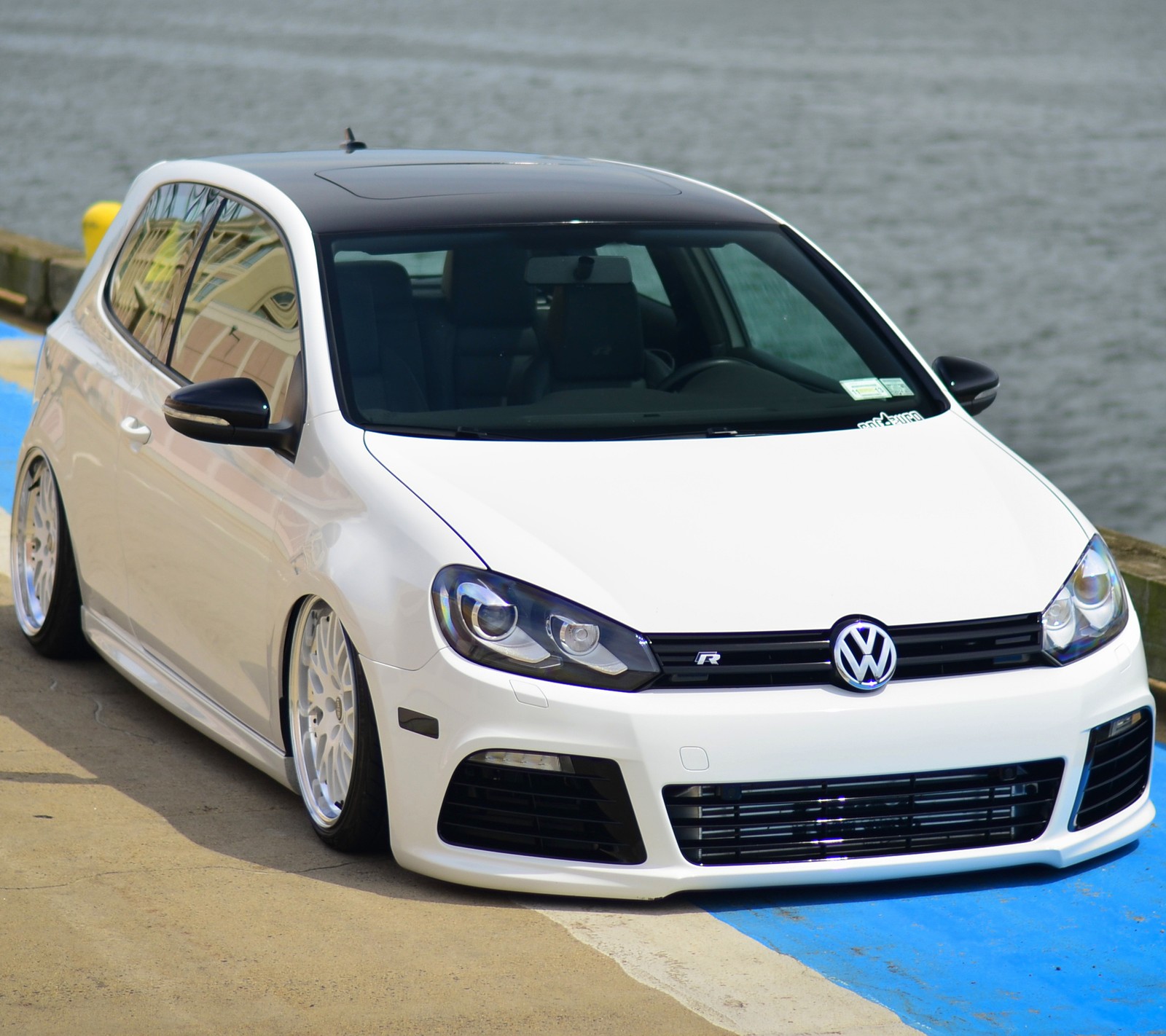 Baixar papel de parede carro, golfe, golf r, mk6, ajuste