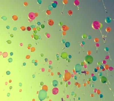 awesome, balloons, beauty, colorful, cool