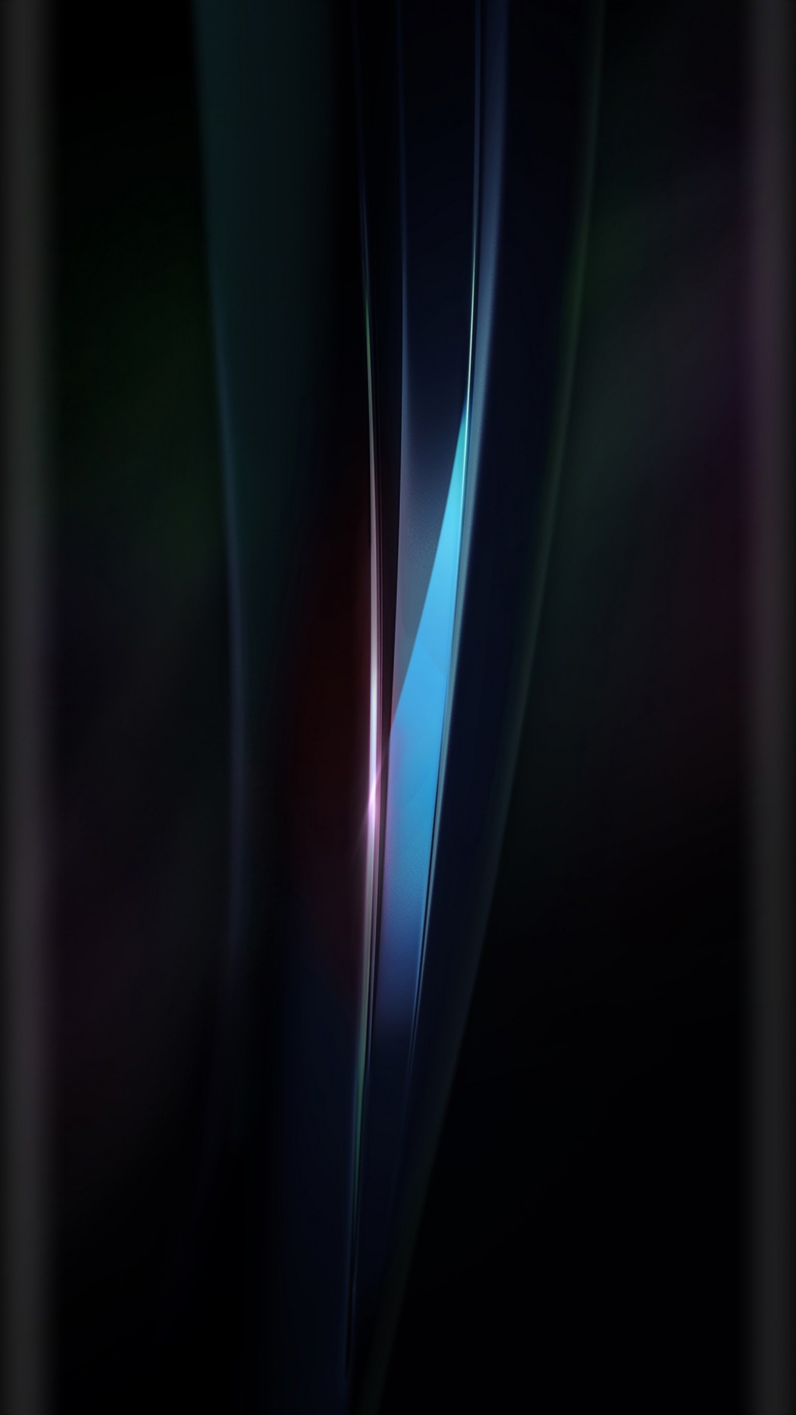 Um close em um celular com um fundo desfocado (abstrato, design artístico, beleza, preto, azul)