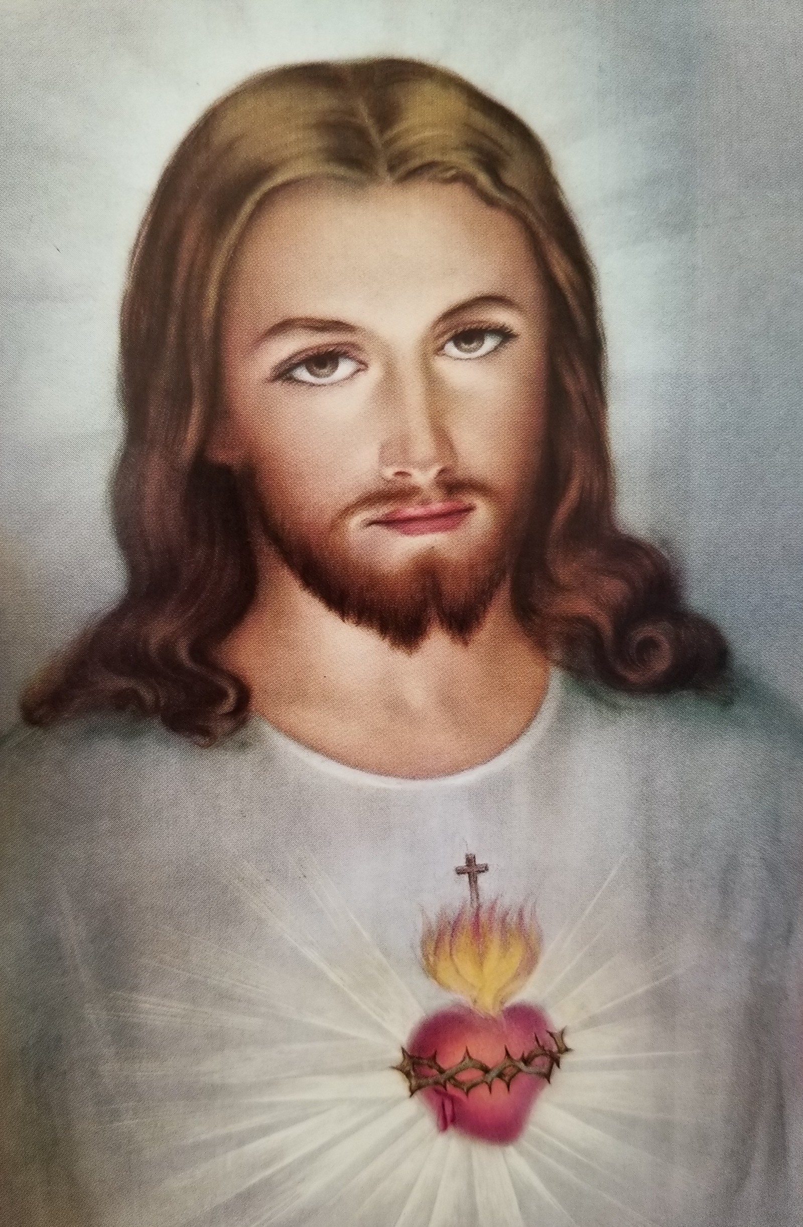 Скачать обои католический, иисус, our lord, религиозный, sacred heart