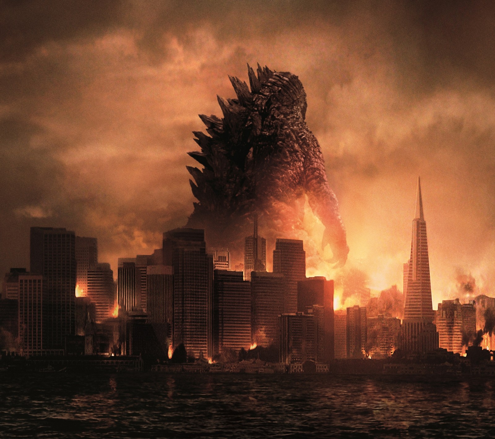 Baixar papel de parede grande, destruidor, gigante, godzilla, monstro