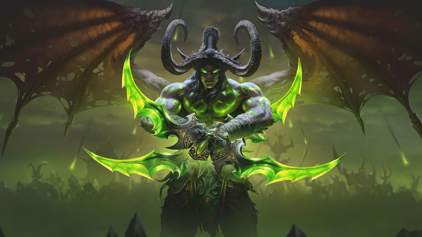 Téléchargez le fond d'écran illidan stormrage, world of warcraft, wow, jeu vidéo, croisade brûlante