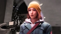 Max Caulfield en un momento de reflexión: doble exposición en Life is Strange