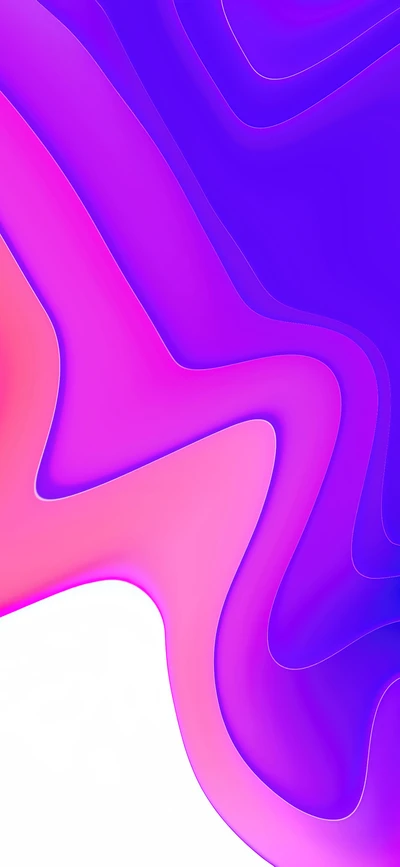 Dynamic Flow of Azure and Violet Abstract Design