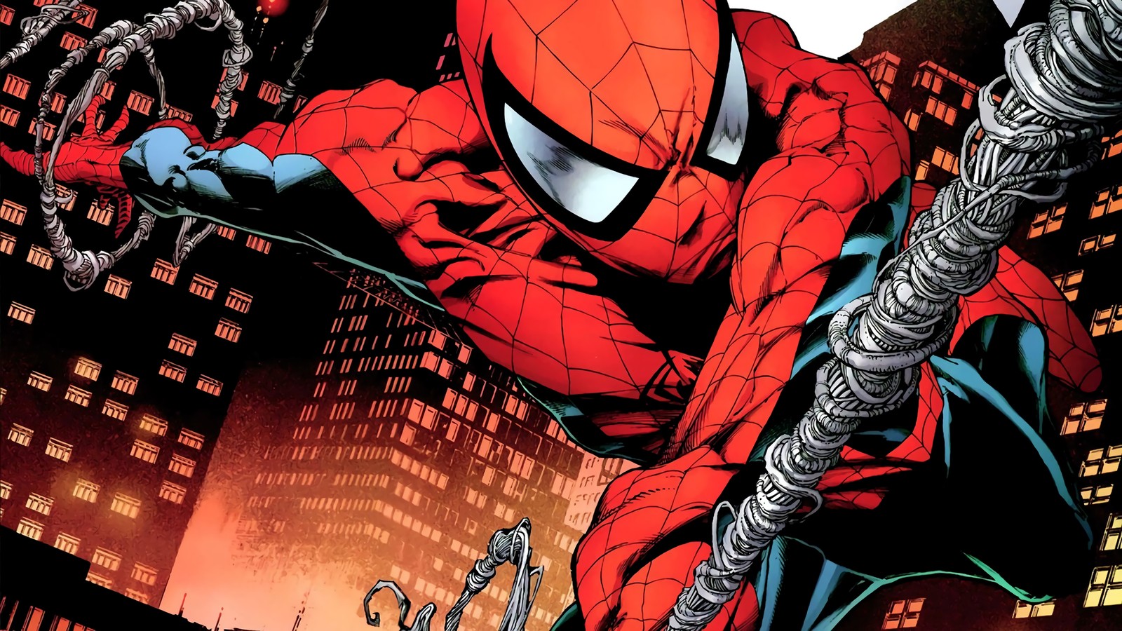 Lade spider man, marvel comics, comics Hintergrund herunter