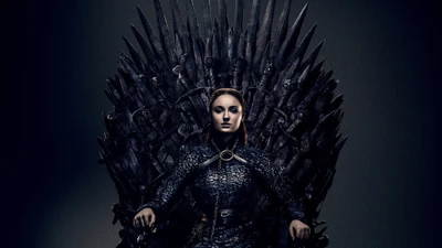 sansa stark, sophie turner, game of thrones, trono de ferro