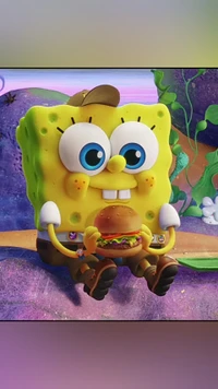 niedlich, film, spongebob