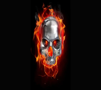 fuego, calavera