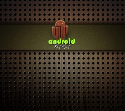 Simple Android KitKat Design with Icon