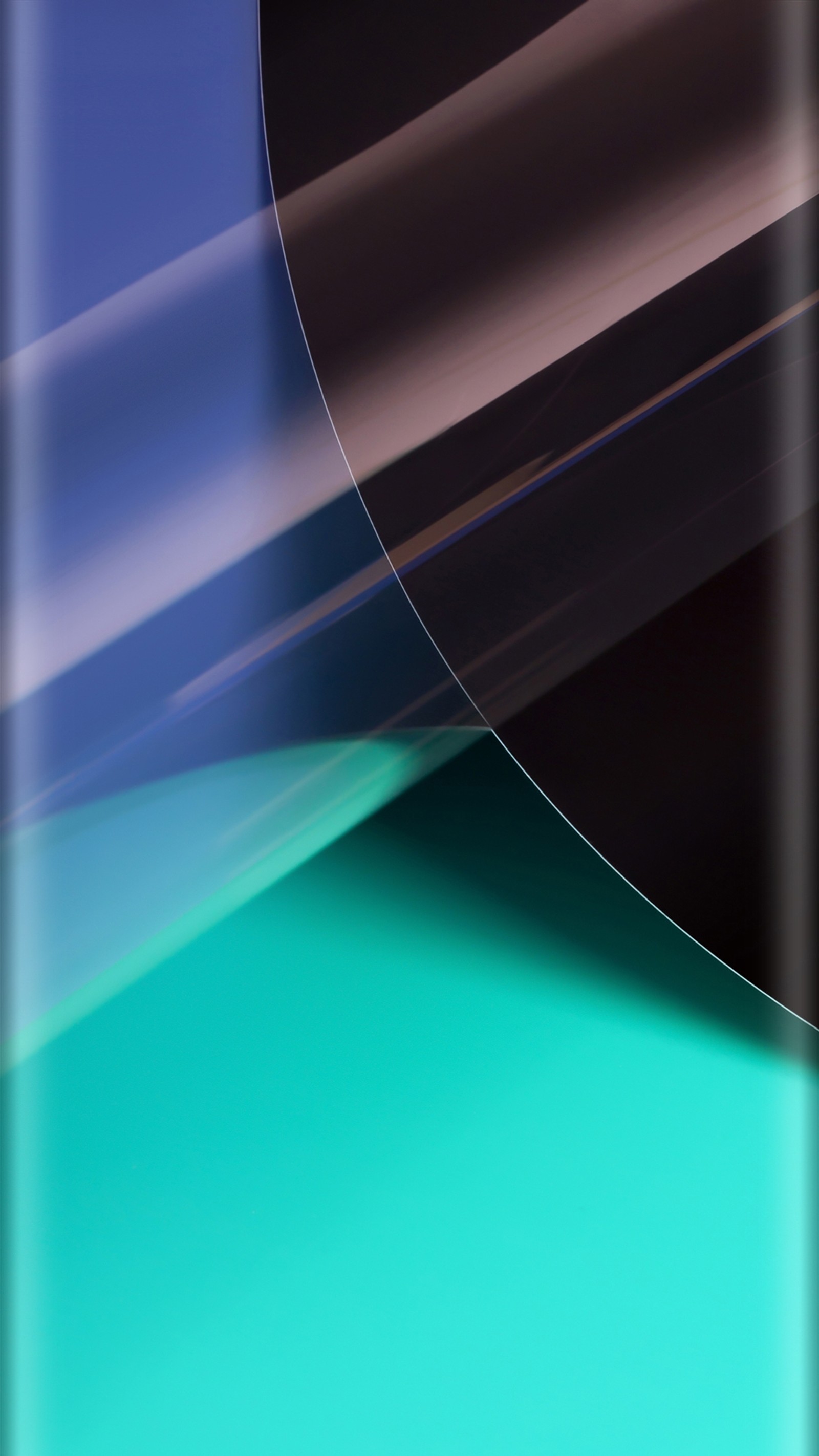 Um close de um celular com uma tela azul (abstrato, colorido, estilo de borda, wiko fever stock)