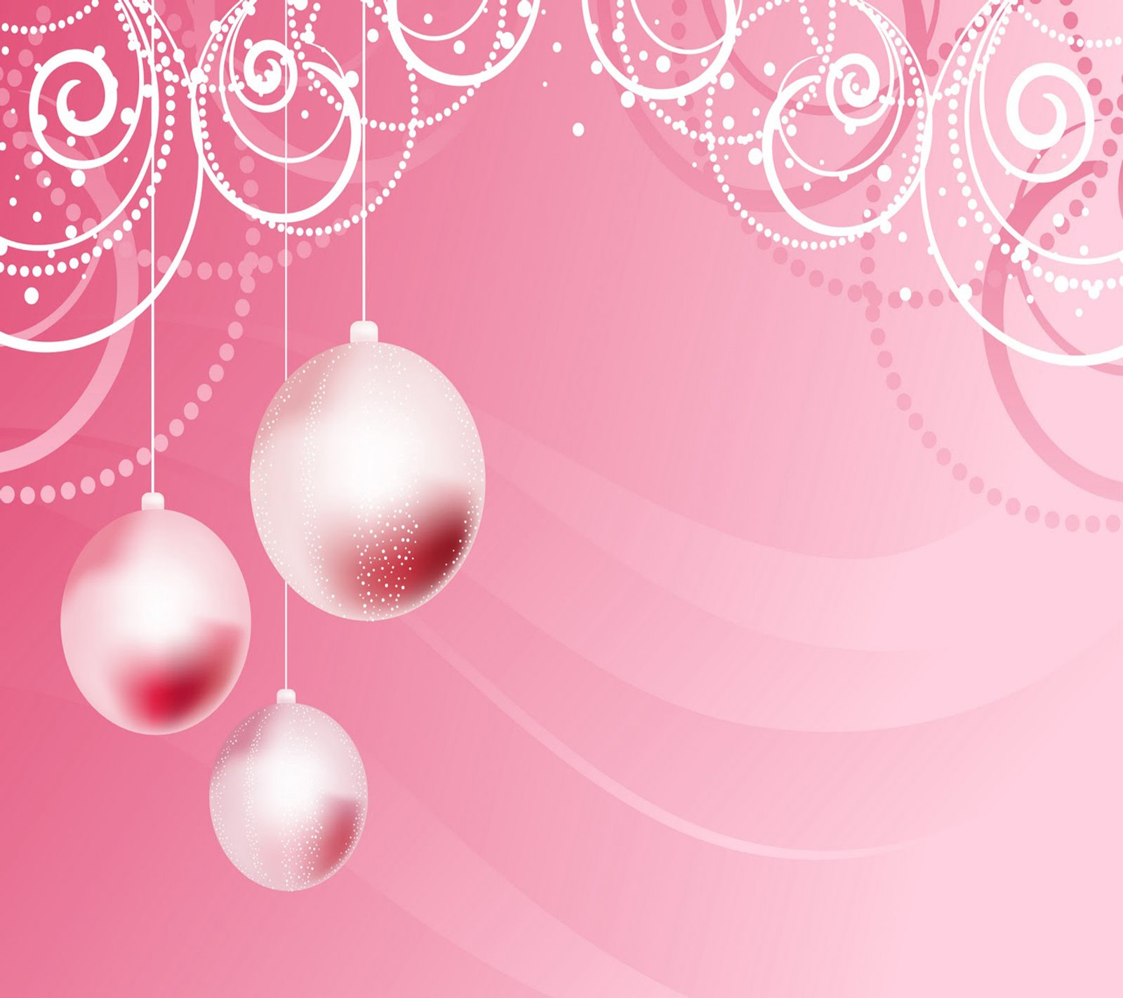 Descargar fondo de pantalla navidad, rosa