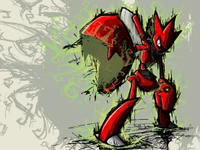 212, sombre, pokémon, pokemon, scizor