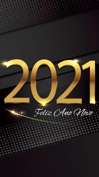 2021, doré, bonne année, nouvel an, nombres