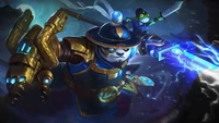 Batalha épica de Akai: personagem de Mobile Legends com espada relâmpago