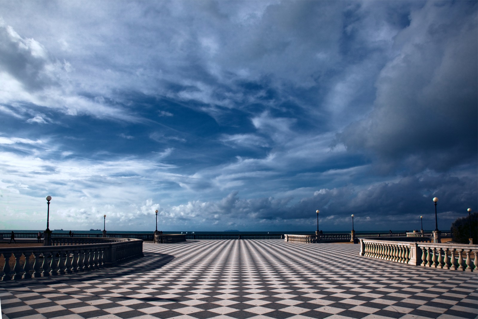 cloud, horizon, sea, handheld devices, day wallpaper