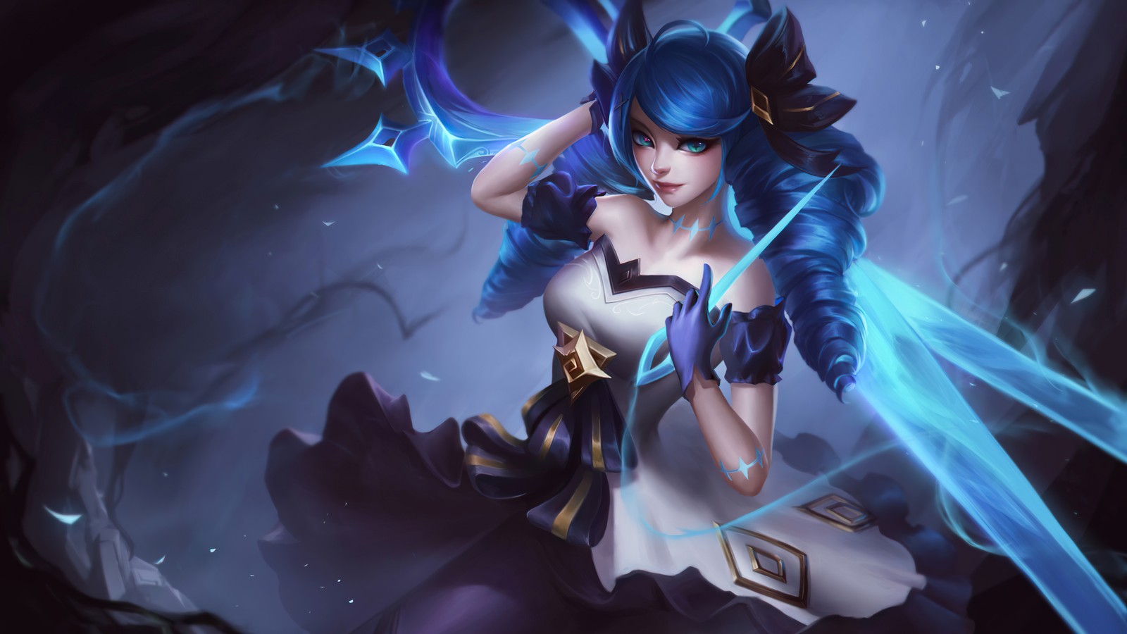 Download gwen, league of legends, games, 4k wallpaper for free